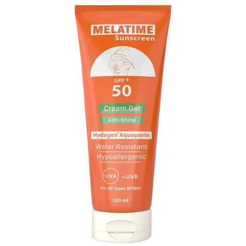 MELATIME SUN SCREEN SPF(50+) SUN GEL Cream 120 GM