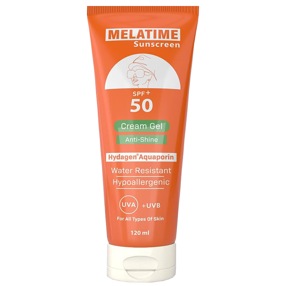 ميلاتايم صن بلوك كريم جل 120 جرام SPF50+