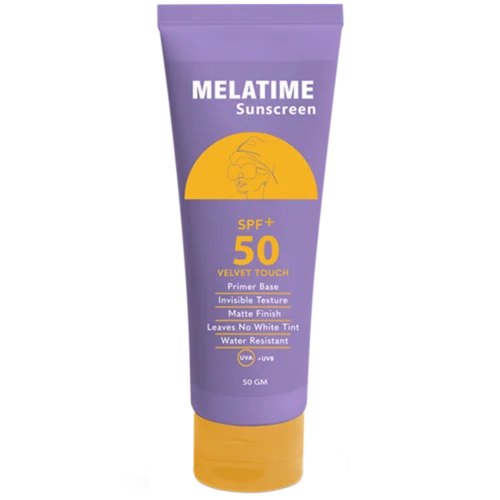 Melatime Sunscreen Velvet Touch Gel Spf 50 gm