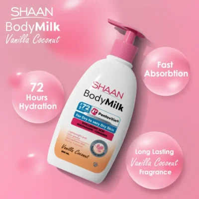 حليب الجسم بالفانيليا وجوز الهند من شان 300 مل