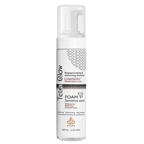 Tetra Glow whitening cleanser foam for sensitive zone 200ml