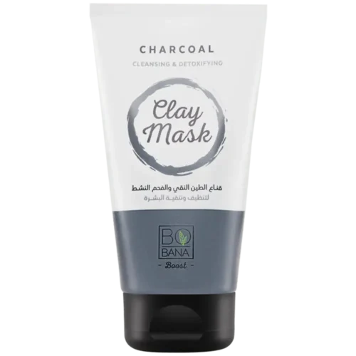 bobana charcoal clay mask cleansing and detoxifying 150g