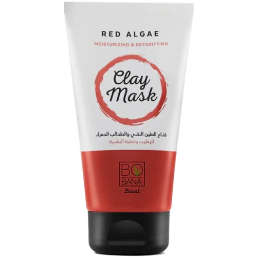 bobana red algae clay mask moisturizing and detoxifying 150g