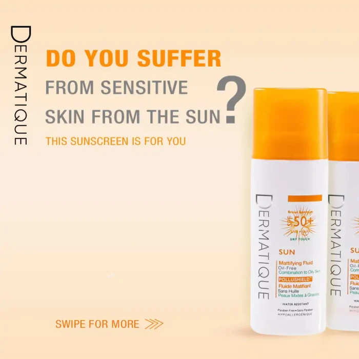 صن بلوك ديرماتيك للبشرة الدهنية spf50+ 50 مل