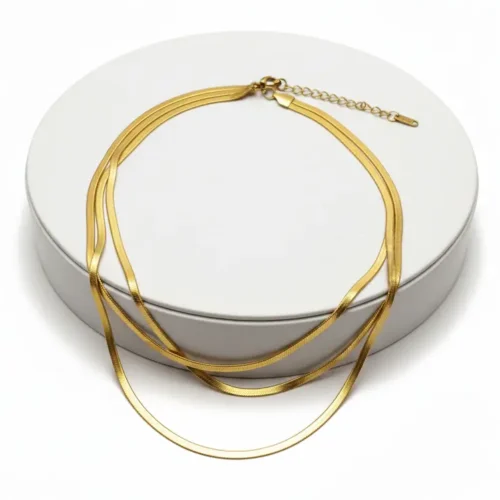 سلسلة ستانلس ستيل ظهر حية 3 طبقات