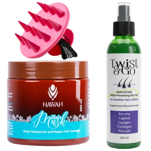 روتين تقوية الشعر وعلاج التساقط