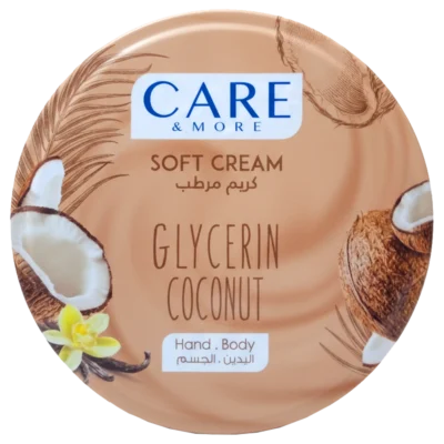 Care and more cream moisturizer for body and hand