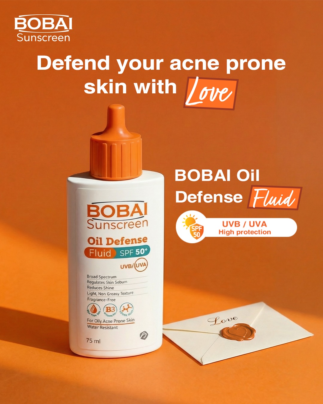 Bobai Sunscreen oil defense fluid