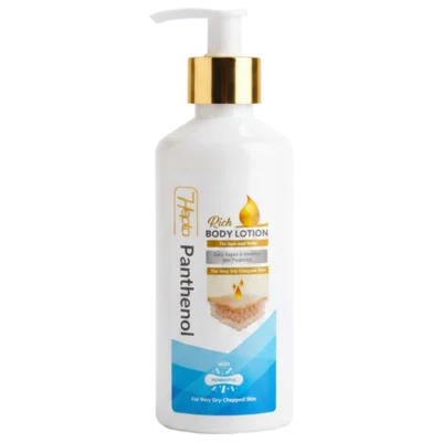 hepta panthenol Rich body lotion for dry skin