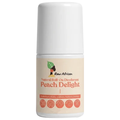 Raw African Roll On Deodorant Peach Delight